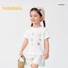 Balabala Girls' Summer Cartoon Print Short-Sleeve T-Shirt