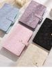 3D Heart Pattern A6 Loose-Leaf Notebook with PU Cover