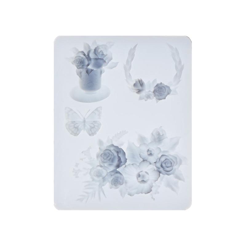 Flowers Silicone Moulds Cake Molds DIY Nut Pinecone Baking Molds Epoxy Resin Molds Fondant Molds Chocolate Molds