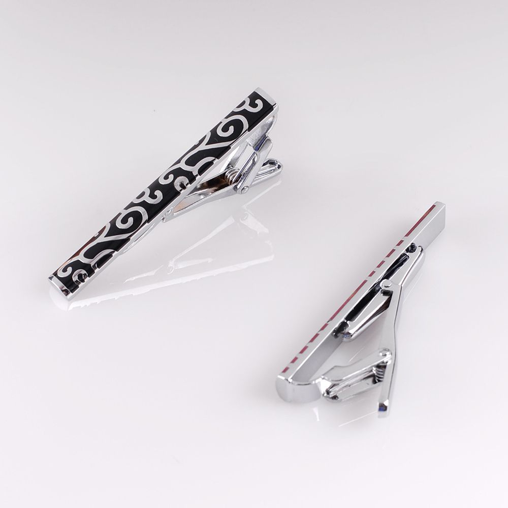 Gentleman Gift Tie Pin Plaid Wedding Fashion Jewelry Plants Tie Clip Clasp Clip Men Necktie Tie