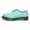 Dr. Martens Couro Cadarço Bico Redondo Cano Baixo Sapatos Casuais Unissex Sapatos Casuais Azul Verde 27430432