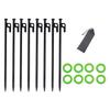 Outdoor Ground Camping Tent Stakes Anchors Pegs Windproofed Tent Stakes for Outdoor Activity and Garden Use