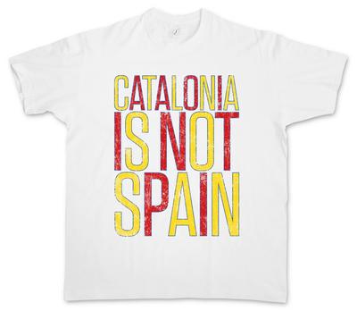 T-SHIRT LA CATALOGNA NON È LA SPAGNA Libertà per Liberi Viva la Rivoluzione Indipendenza