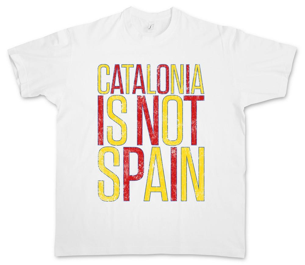 

CATALONIA IS NOT SPAIN T-SHIRT Freedom for Free Viva la Revolution Independence S