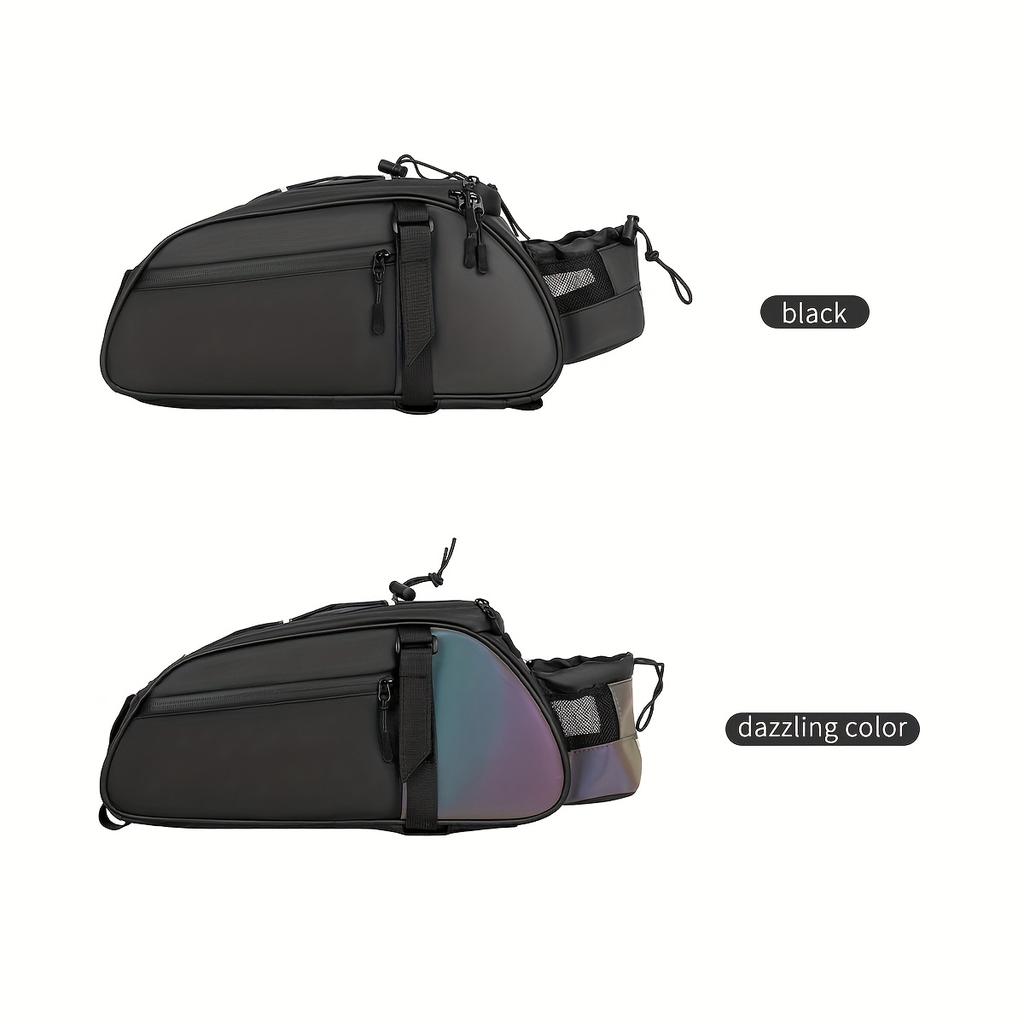 Waterproof and Wear-resistant Bicycle Rear Seat Bag, Ensuring Smooth Travels