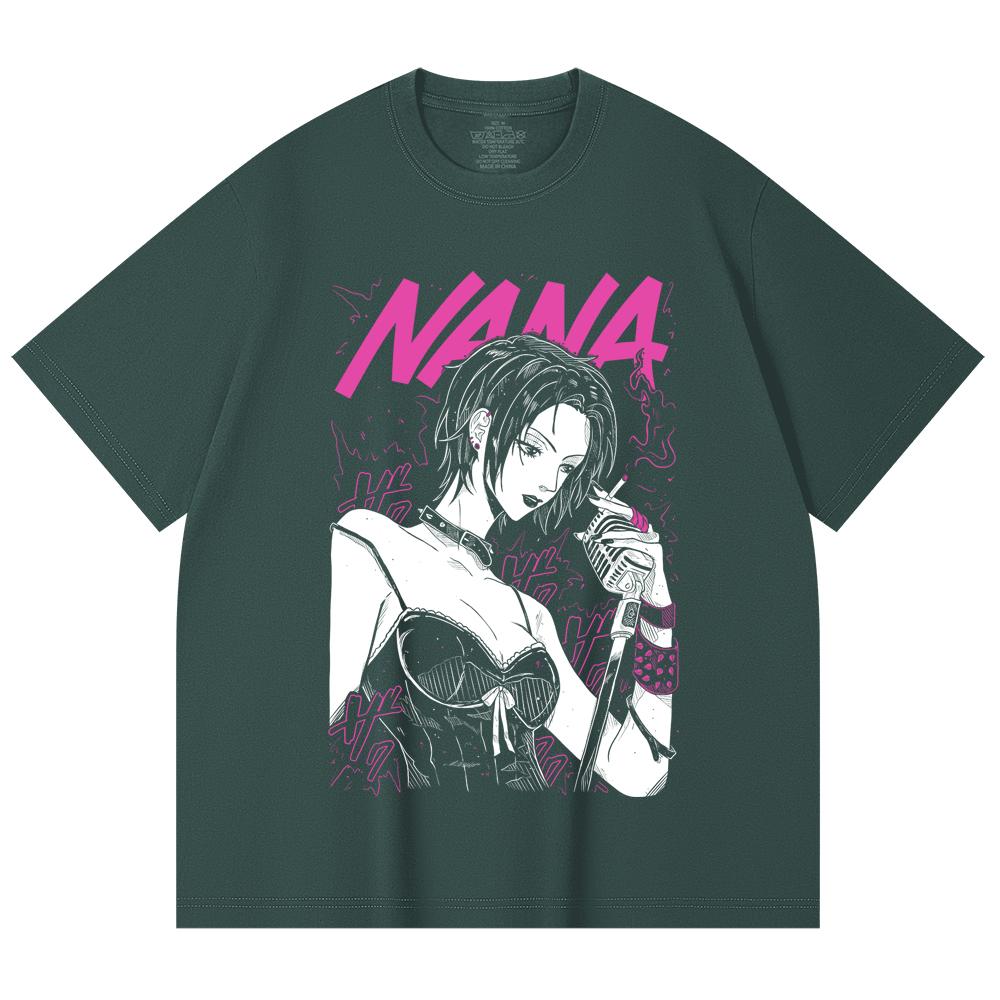 230 Gsm 100% Cotton Nana V1 Osaki Print Unisex Heavy Cotton T Shirt