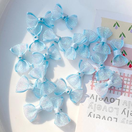 10 ks Mini mašliček Malé stužkové mašličky Malé předvázané mašličky pro DIY řemesla Šití Scrapbooking Balení dárků Vlasové doplňky Ozdoba na párty