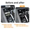 Echte Kohlefaser-Schalthebelmanschette für BMW X3 G45 M3 G80 2025 IX i20 2021-2025 i5 G60 5er G60 2024 2025 LHD
