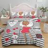 Carton Girly Watercolor Fashion Girl Modern Women Beding Set Bedrom Soft Bedspreads Comefortable Soft with Soft Fabric Duvet Cover Pilowcase