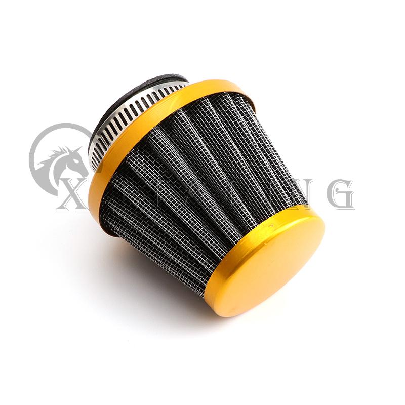 Motorcycle 35mm 38mm 42mm 45mm 48mm Mushroom Head Air Filter Cleaner Intake Pipe Modified Scooter Pit Dirt Bike ATV Universal