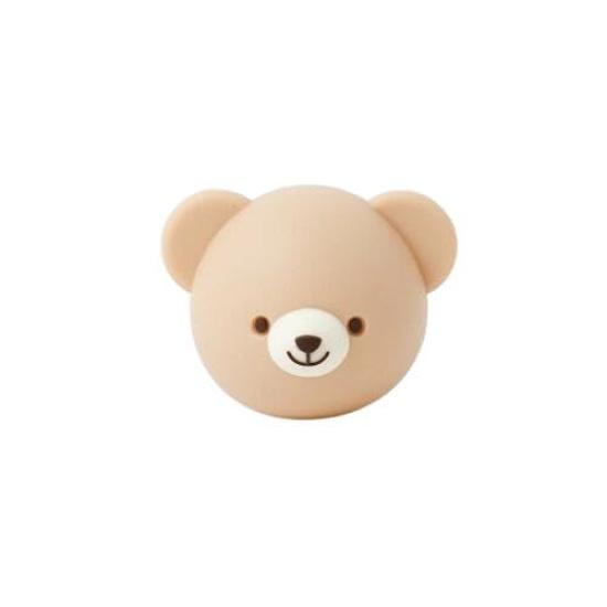 Silicone Mini Bear Squeaky Dog Toy for Small and Medium Dogs Popular Suitable for Toy Poodles and Chihuahuas Monchéri Toy, (FREE/Beige), Cute,