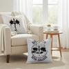 Cartoon WWingS DDragonS Cushion Cover Natural Linen Organic Fabric DoubleSided Printing Couch Pillow Covers Home Decor