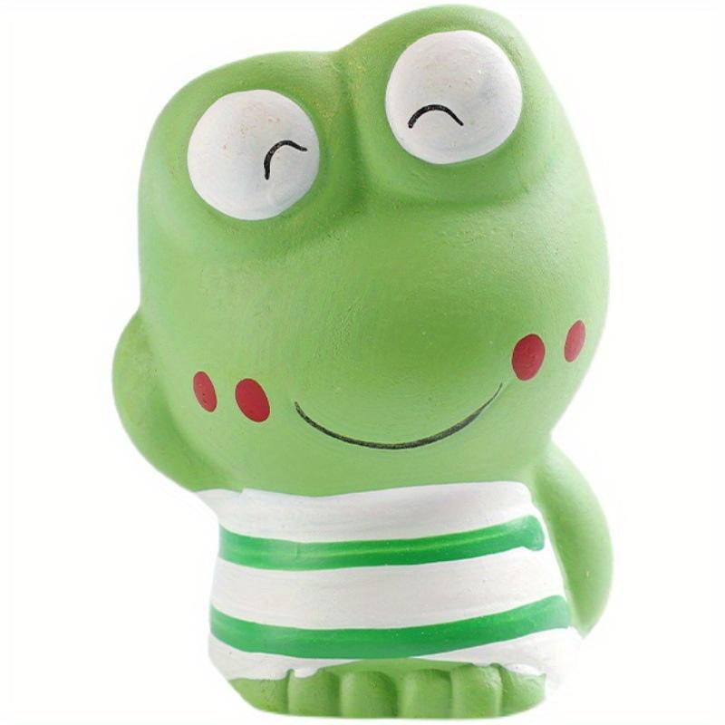 1pc Ceramic Flowerpot Mini Couple Frog Shaped Cartoon Cute Potted Plant Desktop Frog Plant Pot DIY Desk Decorate