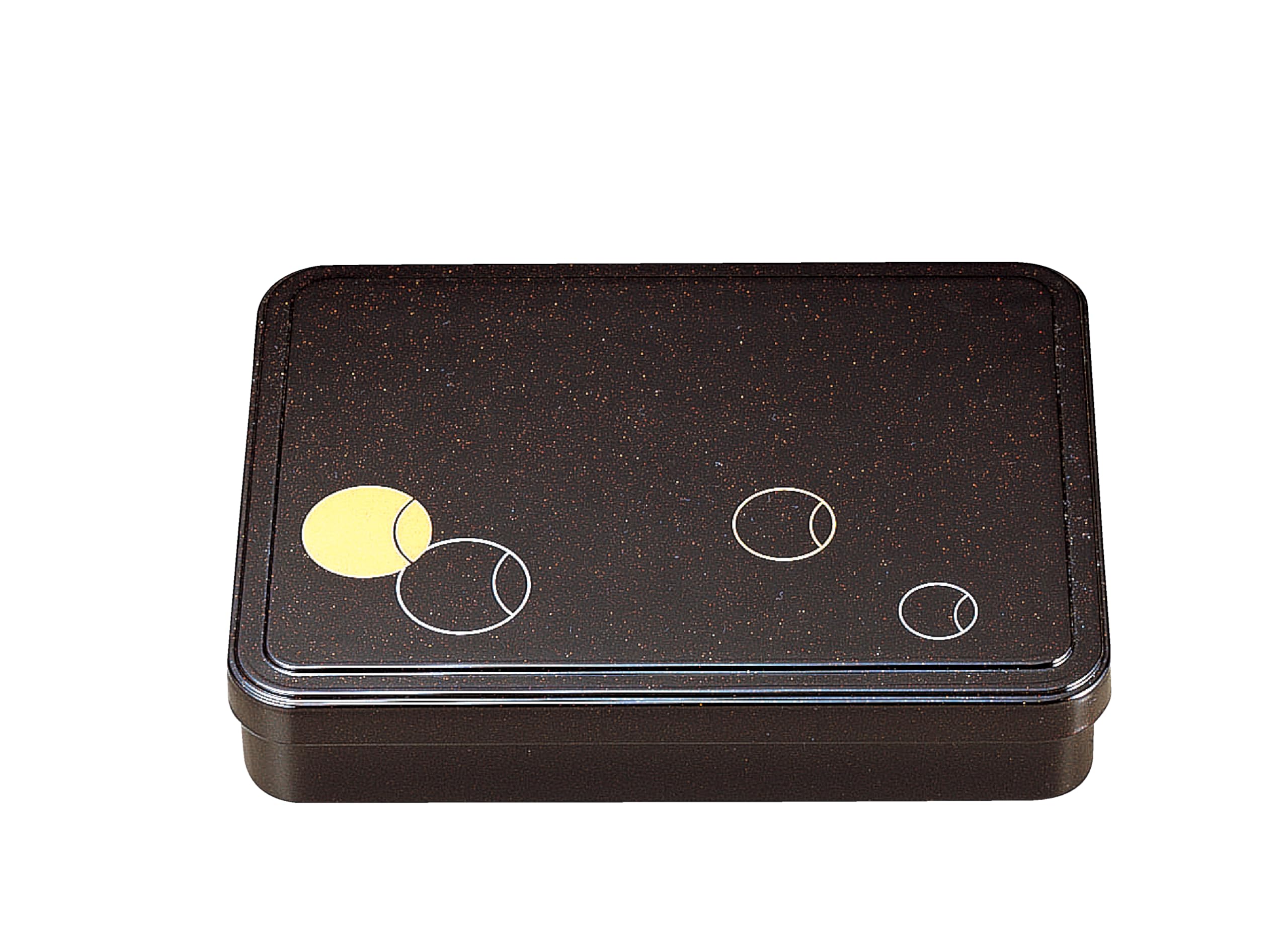 Wakaizumi a new long bento brown pearl jar sold Lacquerware, 9-inch box, (divider separately), F-2-10