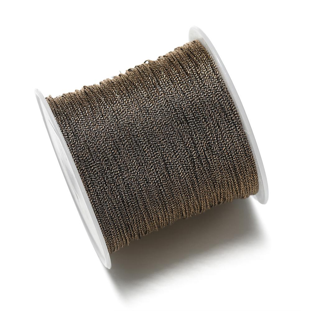 1Pc 0.2-0.8mm Multi-Color Braided Thread Macrame Cord String for DIY Bracelet Necklace Tassels Beading Craft Rope