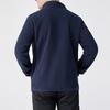 Men's Solid Color Zipper Pocket Work Jacket Men's Casual Lambskin Fleece Jacket