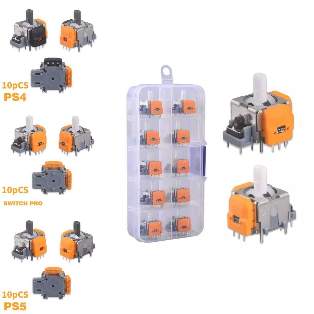 New Ps5 Hall Effect Joystick Set With 10 Durable Controllers For Ps4 Xbox And Switch Pro