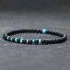 Fashion Mens Bracelet Natural Tiger Eyes Emperor Small Stone 4mm Beads Braclet Homme Accessories Bohemia Beach Jewelry Pulsera