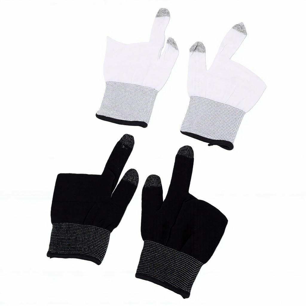 Mobile Gaming Gloves High Sensitive Seamless Touchscreen Gaming Mobile Finger Sleeves