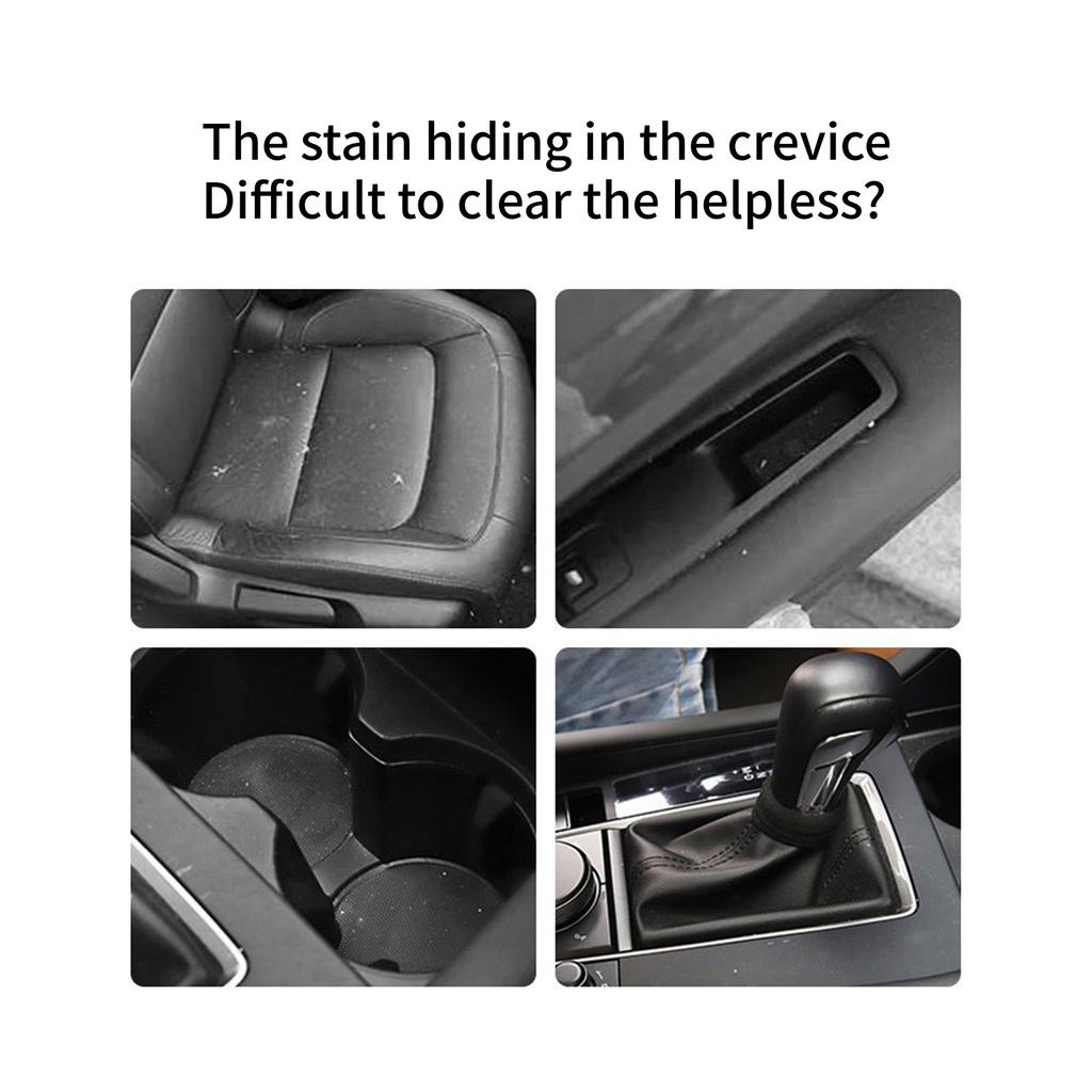 Mini Duster for Car Air Vent Automotive Air Conditioner Cleaner and Brush Dust Collector Cleaning Brush Tool