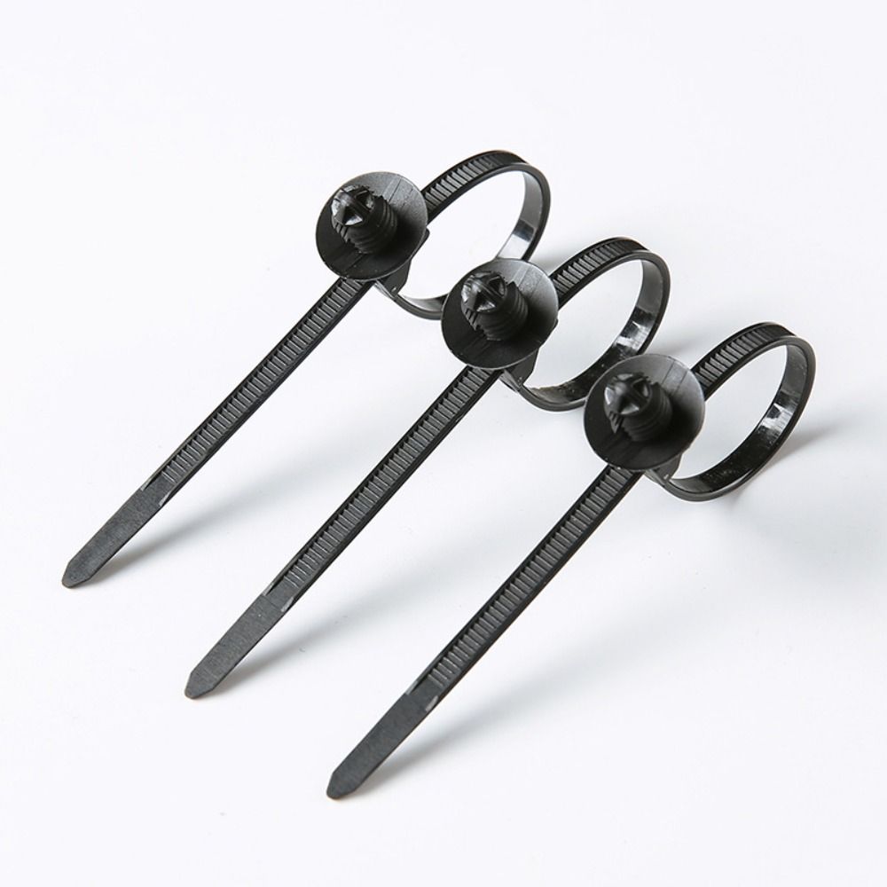 20pcs Fastening Zip Cable Ties Black Cable Ties Wrap Cable Thread Car Nylon Ties Nylon Cable Ties