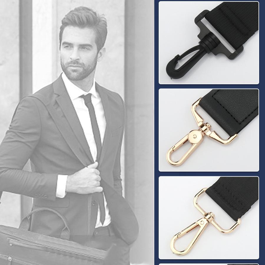 Men's Single Shoulder Computer Bag with Adjustable Nylon Strap