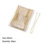 50PCS U Shaped Alloy Hairpins Waved Hair Clips Metal Black Bobby Pins Barrettes Bridal Hairstyle Tools Hairpin  Gifts