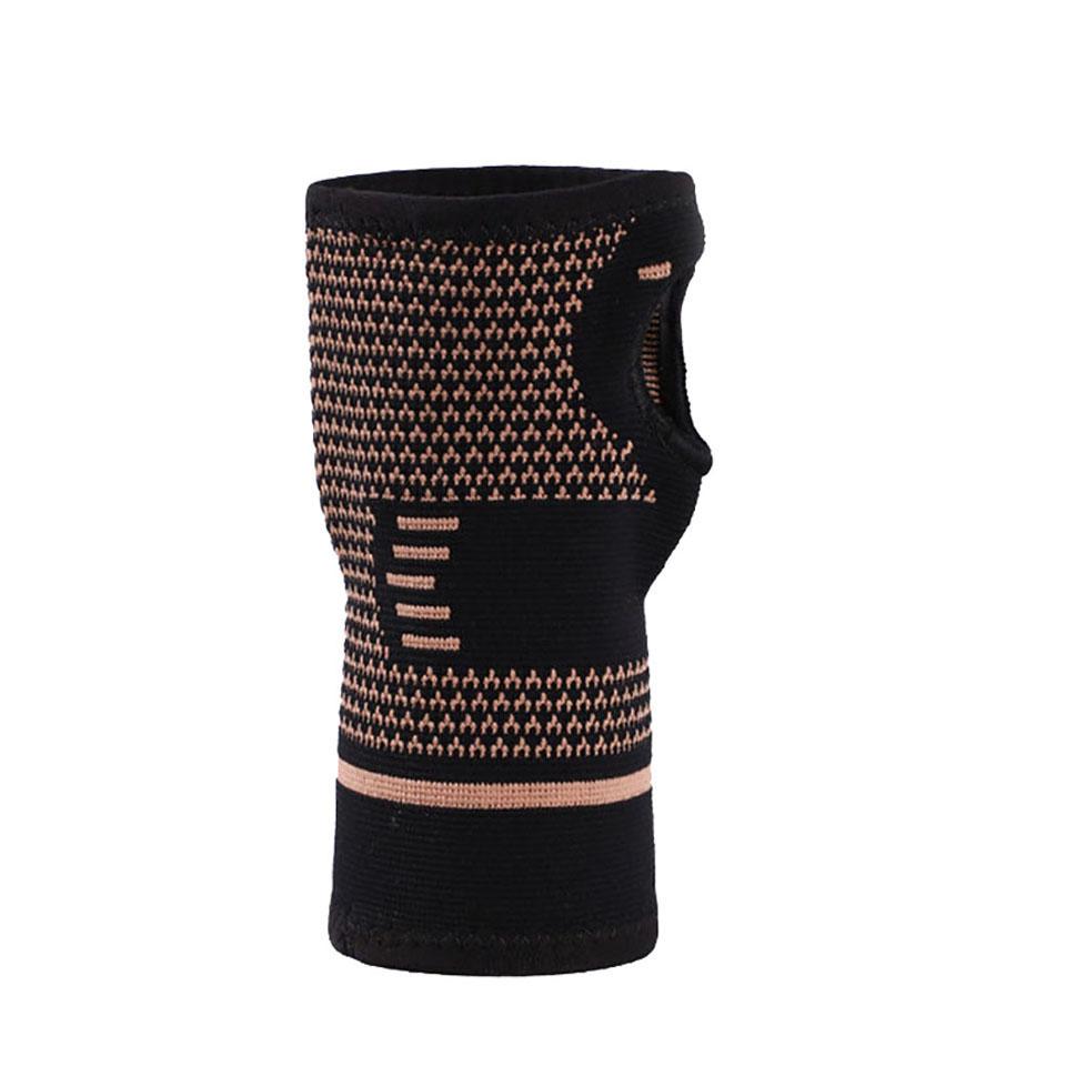 Loogdeel Copper Infused Wrist Support Sleeves for Injury Recovery Arthritis Relief Left Right Hand 1 Pcs