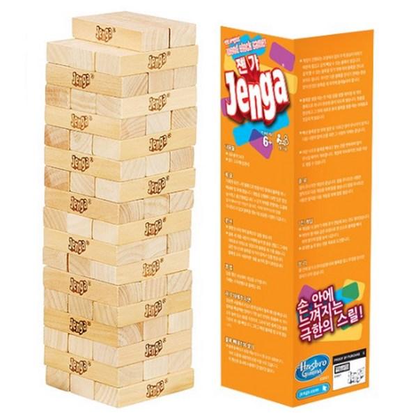 Hasbro Game Jenga Cylinder, Mixed Colors