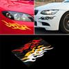 Car Sticker Modified Flame Bumper Hood Rearview Mirror Head Cover Stickers Cover Scratches Motorcycle Decals Car Decorative