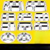 304 Stainless Steel Divided Lunch Tray