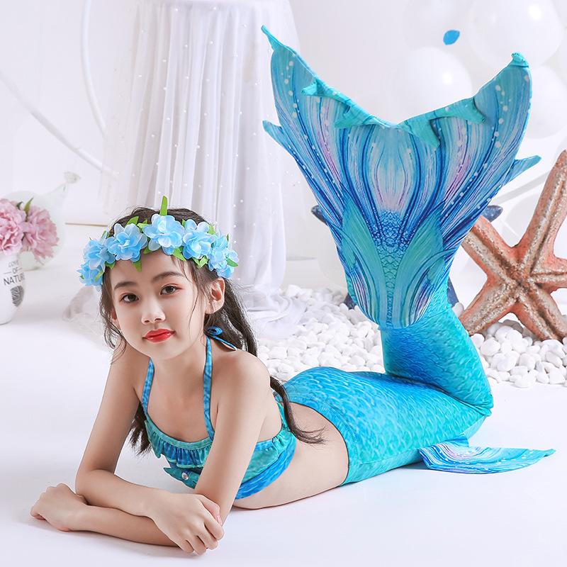 Ghnatygren summer new girls mermaid swimsuit bikini for outdoor beach