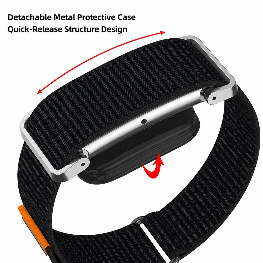 Bizepsband für Google Fitbit Air Band Neues gewebtes Nylon Fitness Tracker Ersatzarmband für Google Fitbit Air Strap