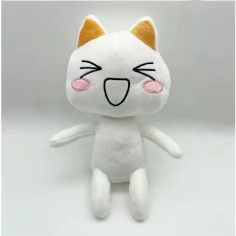 28 cm Interessantes kreatives Katzenpaar Schwarz Weiß Weiche Angefüllte Plüschtiere Glättungspuppen Dekoration Mädchen Geburtstag Weihnachtsgeschenk