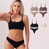 Cross-Border Wire-Free Women's Camisole Set - Breathable Minimizing Seamless Bra