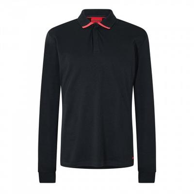 Hugo Mens Plain Long-Sleeved Polo Shirt