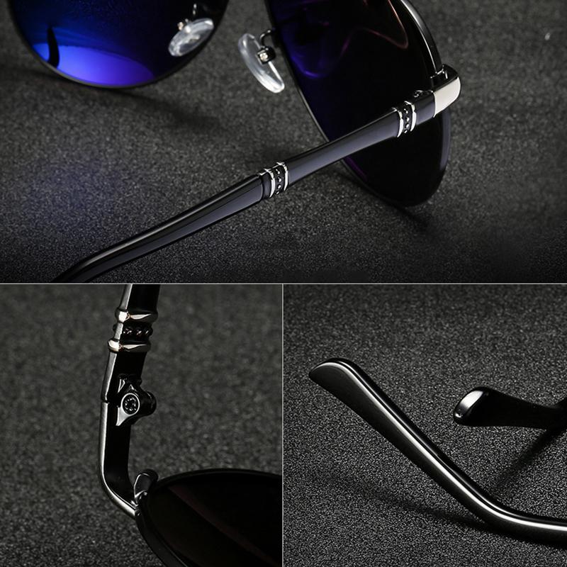 Classic Hd Polarized Sunglasses Men Pilot Uv400 Sun Glasses Driving High Quality Eyewear  Brand Designer