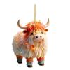 2023 Colorful Cute Acrylic Cow Car Accessory Adorable Cartoon Style For Decor Vehicle
