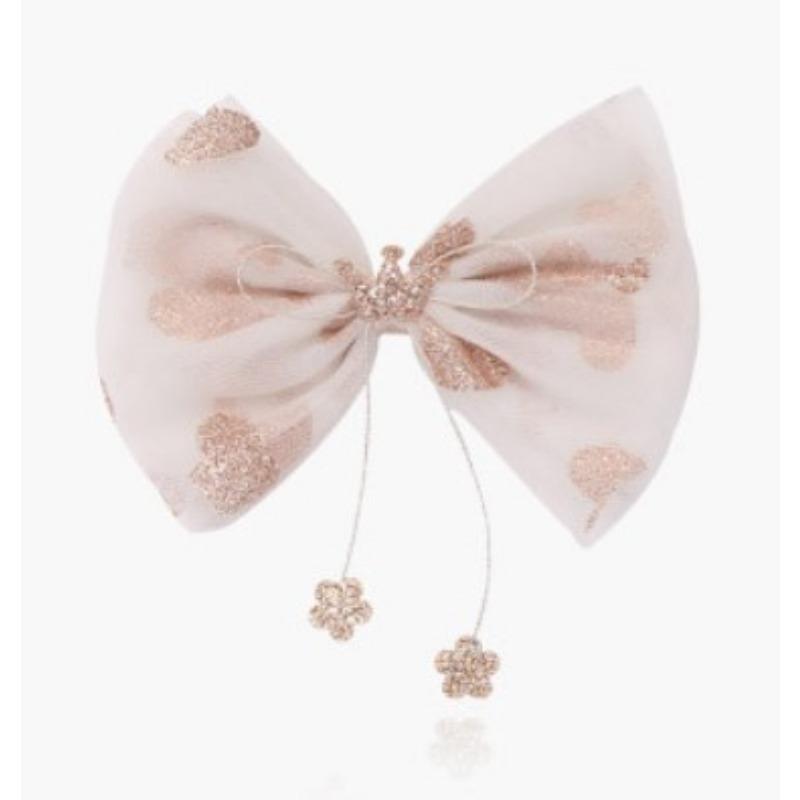 Neue Perle Bogen Haar Clips Gaze 3D Prinzessin Süße Haarspangen für Kinder Kopfbedeckungen Mädchen Kinder Haar Zubehör