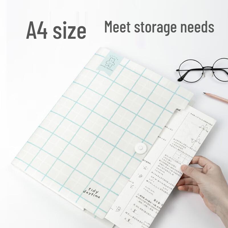 Deli A4 8-Pocket Accordion File Folder