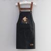 Waterproof Stain-Resistant Kitchen Apron with Simple Print