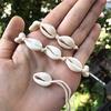 Hawaiian Cowrie Shell Charm Adjustable Necklace Women Handmade Jewelry Gift