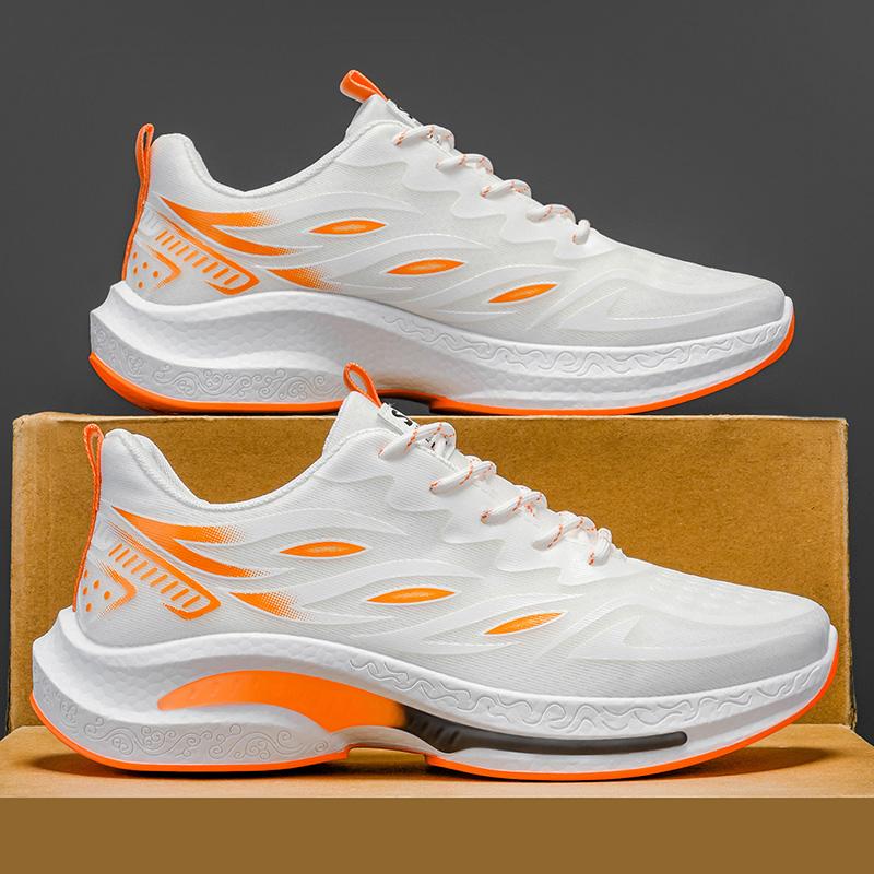 Trendy Casual and Versatile Student Men's Running Shoes Sports Shoes Rebound  Lightweight  Non Slip  All Season Running Shoes