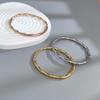 Women's Bracelet Bamboo Stainless Steel Bracelets Exquisite Gold Silvery Couple Bangles Polished Design Women Men Jewelry Gifts