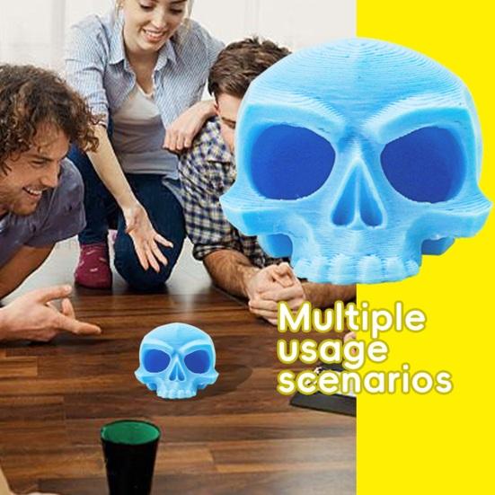 Keychain 3D Skull Design Multi-Scene Hangers Keys Bags Suitcases High-precision Key Holder Street Style Accessory