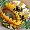 Vibrant Bee Metal Wall Art Garden Garage Decor Farmhouse Gift Birthday Present