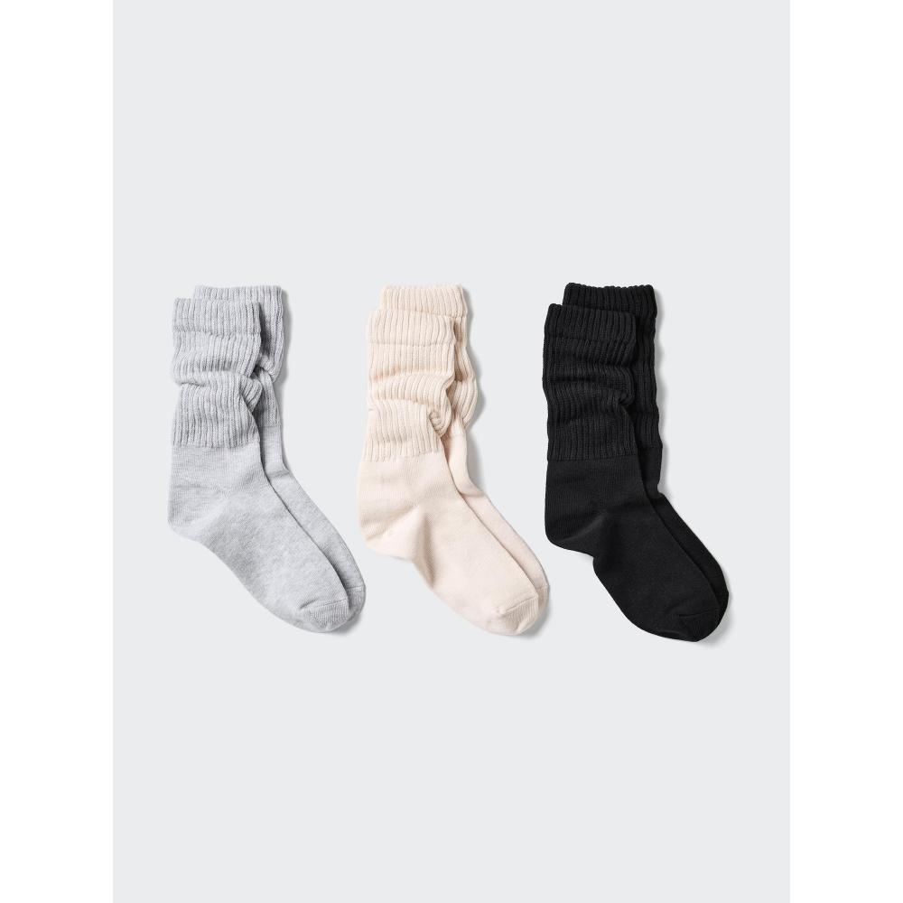 Uniqlo Japan Loose Socks 3 Pair Set