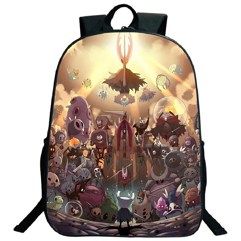 Hollow Knight 2 Backpack Silksong School Bag Hornet Fridge Magnet Boy Children Kid Child Teenager Schoolbag Primary Bookbag Teen Bagpack