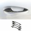 Fit For Benz GLK 2009-2014 2015 ABS Carbon Fiber Car Door Handles Cover Trim 8X