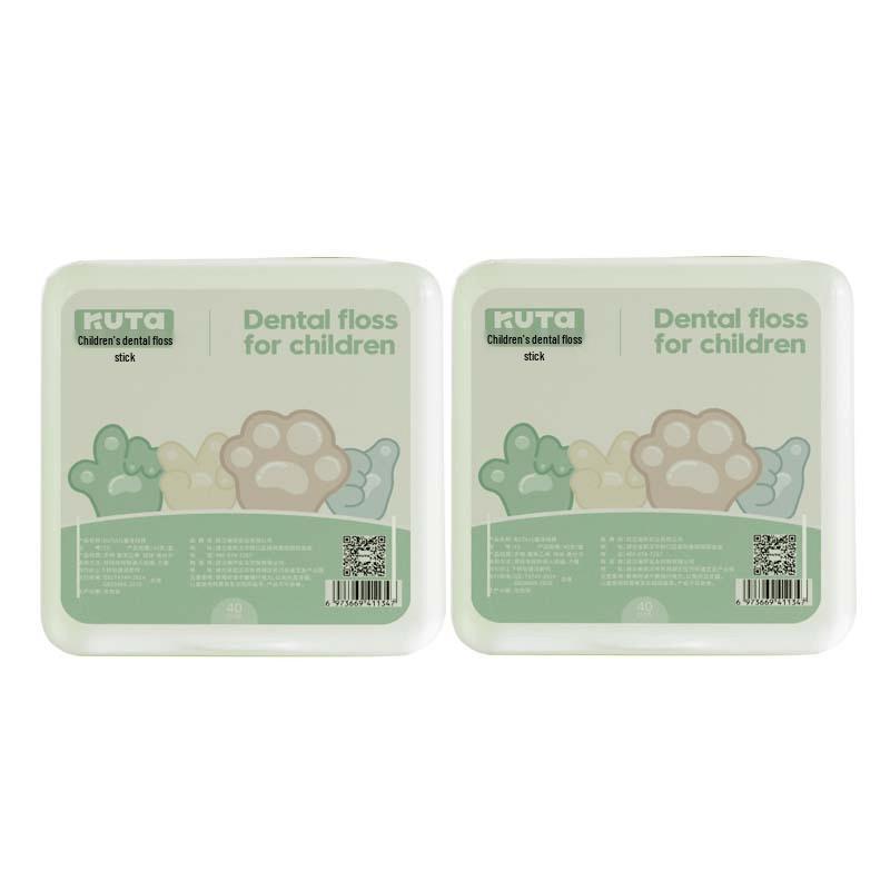 KUTA Kids Cat Claw Dental Floss Picks